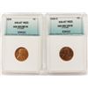 Image 1 : 1936-D AND 1935 LINCOLN CENTS