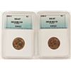 Image 1 : (2) 1938-D BUFFALO NICKELS