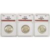 Image 1 : (3) 1943 WALKING LIBERTY HALF DOLLARS
