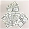 Image 1 : 17 PCS. 1935-B $1.00 SILVER CERTIFICATES