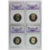 Image 1 : KENNEDY HALF DOLLAR LOT: 4 COINS TOTAL