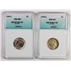 Image 1 : (2) 1938-D BUFFALO NICKELS