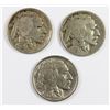 Image 1 : (3) BUFFALO NICKELS