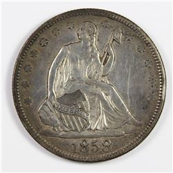 1858 SEATED HALF DOLLAR