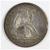 Image 1 : 1858 SEATED HALF DOLLAR