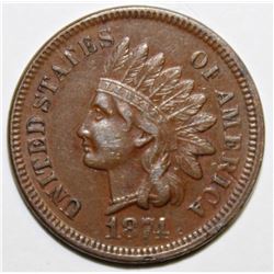 1874 INDIAN CENT