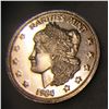 Image 1 : Morgan head 1 troy ounce silver commemorative coin