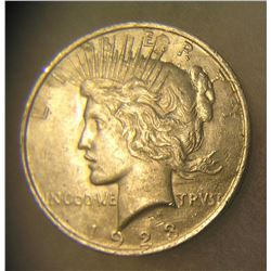 1923 Lady Liberty Peace silver dollar
