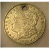 Image 1 : 1921 Morgan silver dollar with necklace loop on top