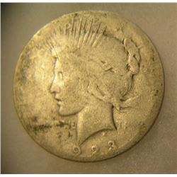 1923S Lady Liberty Peace silver dollar