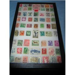 Large collection of vintage postage stamps