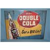 Image 1 : Drink Double Cola retro style advertising sign