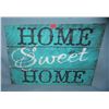 Image 1 : HOME SWEET HOME retro style advertising sign