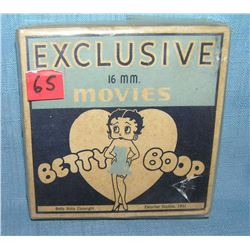 Betty Boop 16MM movie with original box dated 1931