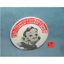 Howdy Doody large size pictural pinback button