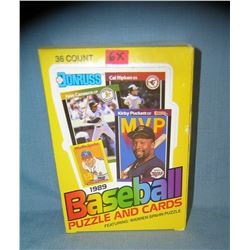 1989 Donruss baseball cards 36 pack box