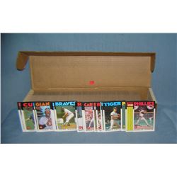 1986 Topps baseball card set