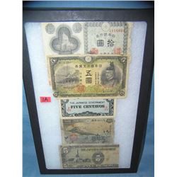 Collection of vintage world currency