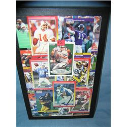 Collection of vintage football all star cards