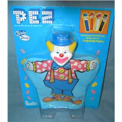 Vintage PEZ clown puppet mint on card