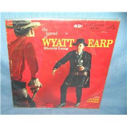 The Legend of Wyatt Earp early 78 rpm record