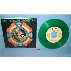 Electric Light Orchestra green vinyl 45 rpm record