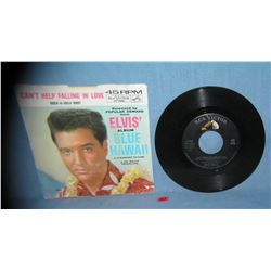 Elvis Presley Blue Hawaii 45rpm record and sleeve