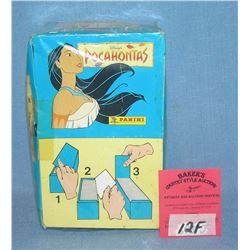 Disney's Pocahontas collectible stickers with org. box