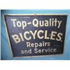 Image 1 : Retro style bicycle repairs & service advertising sign