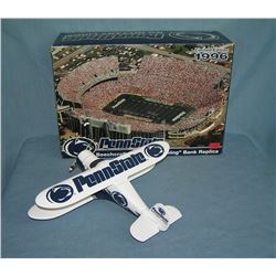 Penn State football Beech Craft B17 airplane bank