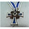 Image 1 : WWII Nazi mother's Cross dated Dec. 16th, 1938