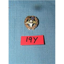 Masonic Order of the Eastern star and wreath pin