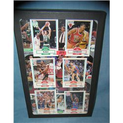 Collection of vintage basketball cards