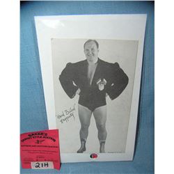 Hard Boiled Haggerty wrestling sports card