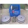 Image 1 : Crate full of American made work out weights