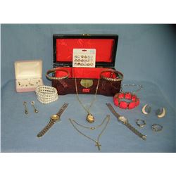 Collection of vintage costume jewelry