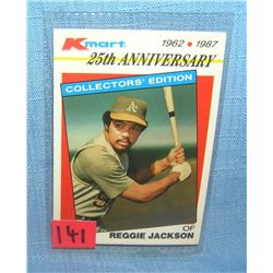 Vintage Reggie Jackson all star baseball card