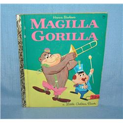 Magilla Gorilla vintage Little Golden book dated 1964