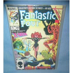 Vintage Fantastic 4 comic book with Xmen