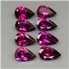 Image 1 : Natural Hot Pink Purple Rhodolite Garnet 8Pcs/6.78Ct.