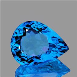 NATURAL INTENSE SWISS BLUE TOPAZ 16x12 MM - FL