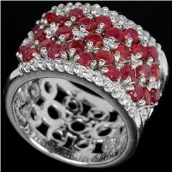 Natural Pigeon Blood Ruby Ring