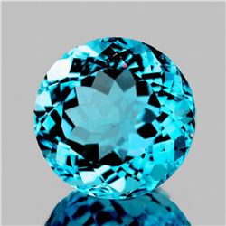 NATURAL GREENISH BLUE TOPAZ 13.00 MM [FLAWLESS-VVS]