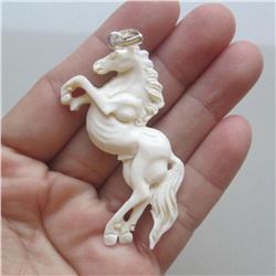 Hand Craved Horse Pendant