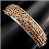 Image 1 : Natural Multi Color Sapphire 261.33 Carats Bangle