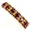 Image 1 : Natural Top Rich Orange Mozambique Garnet Bracelet