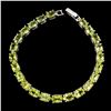 Image 2 : Natural Top Rich Green Peridot 83 Cts  Bracelet