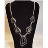 Image 1 : AWESOME 89.50 CT HIGHLY POLISHED BLACK AGATE NECKLACE.