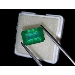 Natural Forest Green  Emerald 7.48 Cts