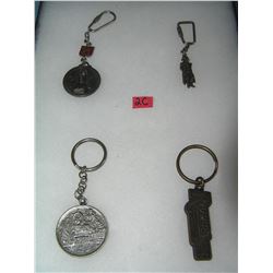 Collection of great souvenir key chains